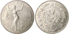 RDR - Österreich Franz Joseph I. 1848-1916 Lot von 2 Stücken: 5 Kronen 1908 (Dav. 35, Jaeckel 397) und 5 Kronen 1909 (Dav. 36, Jaeckel 380). 
 ss u. ...