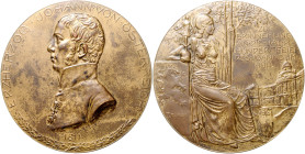 RDR - Österreich - Graz Bronzemedaille 1911 (v. Stundl) auf die 100-Jahrfeier des Joanneums in Graz, mit Brustbild von Erzherzog Johann. Hauser 1968. ...