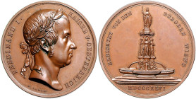 RDR - Österreich - Wien Bronzemedaille 1846 (v. Lange) auf die Errichtung des Schwanthaler Brunnens auf der Freiung in Wien. Slg. Mont. 2625. Hauser 1...