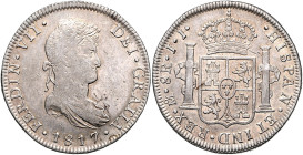Mexiko Fernando VII. 1808-1821 8 Reales 1817 Mo-JJ KM 111. 
 ss