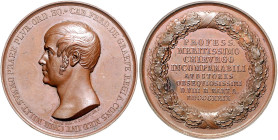 Medicina in nummis Bronzemedaille 1829 (v. Loos/Pfeuffer) auf Carl Ferdinand von Graefe 1787-1840), Professor der Chirurgie und Direktor des Klinikums...