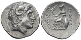 Kingdom of Thrace, Lysimachus, 306-281 Lampsacus Tetradrachm circa 296-281