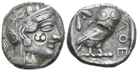 Attica, Athens Tetradrachm circa 400-353