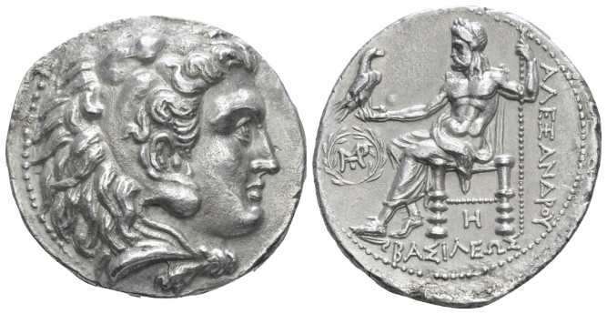 The Seleucid Kings, Seleucus I, 312-281 Babylon Tetradachm in name and types of ...