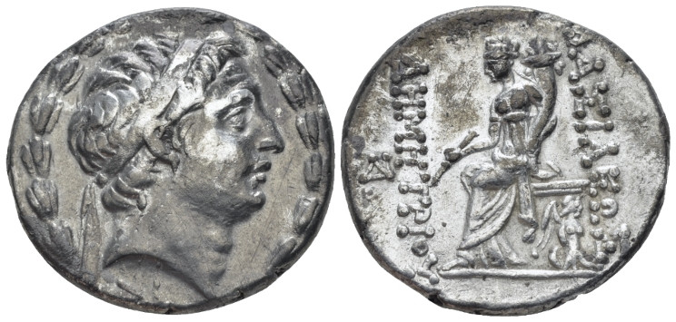 The Seleucid Kings, Demetrius I Soter, 162-150 BC Antiochia Tetradrachm circa 16...