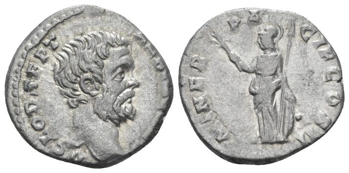 Clodius Albinus caesar, 193-195 Denarius Rome 194-195, AR 19.00 mm., 3.10 g.
Ba...