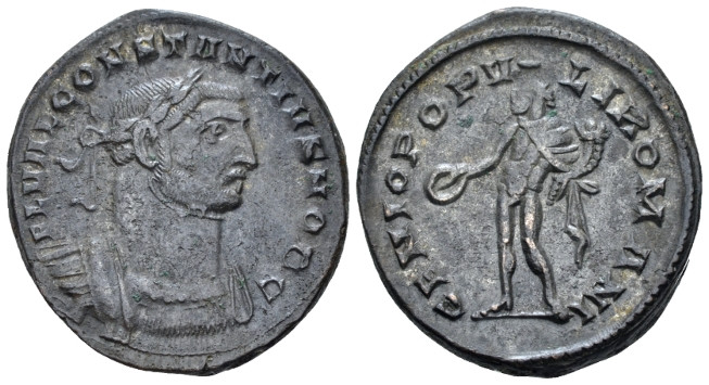 Constantius I caesar, 293-305 Follis Londinium circa 296-303, Æ 26.00 mm., 9.83 ...