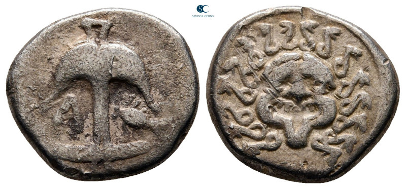 Thrace. Apollonia Pontica circa 480-450 BC. 
Drachm AR

15 mm, 2,46 g



...