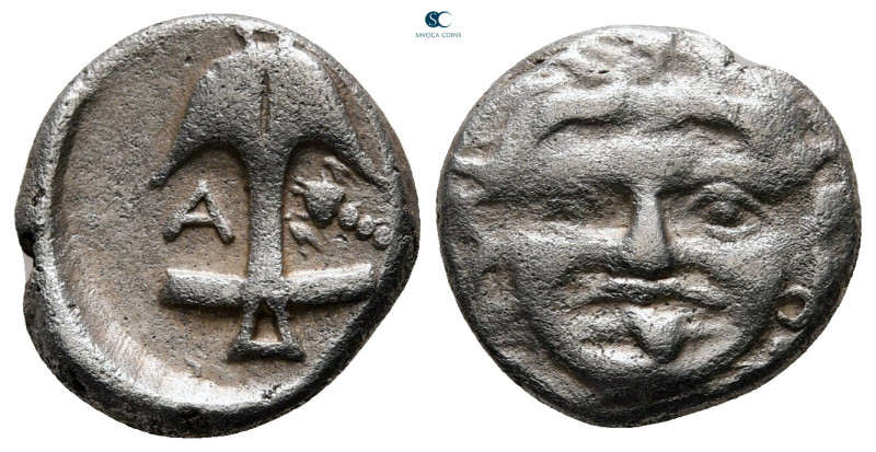 Thrace. Apollonia Pontica circa 480-450 BC. 
Drachm AR

14 mm, 2,70 g



...