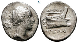 Thessaly. Demetrias circa 192-191 BC. Hemidrachm AR