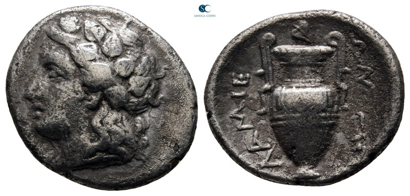 Thessaly. Lamia circa 400-350 BC. 
Hemidrachm AR

17 mm, 2,58 g



very f...