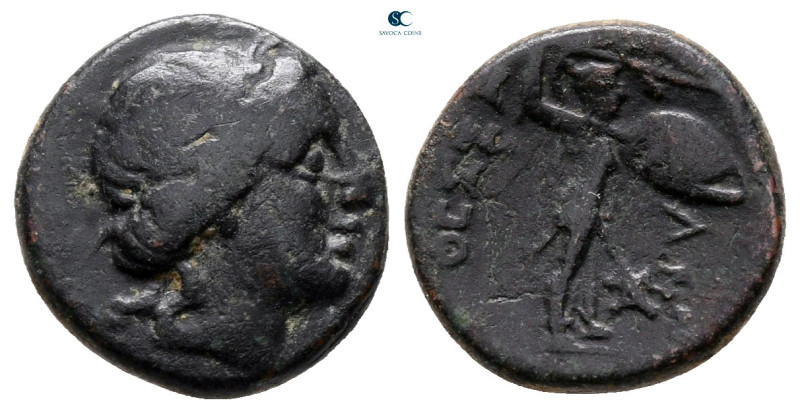 Thessaly. Thessalian League circa 150-50 BC. 
Bronze Æ

13 mm, 1,88 g



...