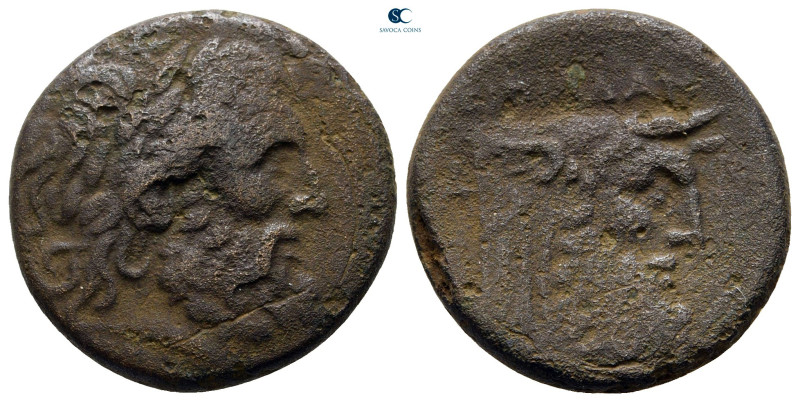 Akarnania. Oeniadae circa 219-211 BC. 
Bronze Æ

21 mm, 6,87 g



nearly ...