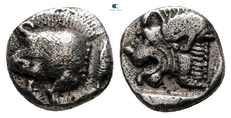 Mysia. Kyzikos circa 525-475 BC. 
Obol AR

9 mm, 0,80 g



very fine