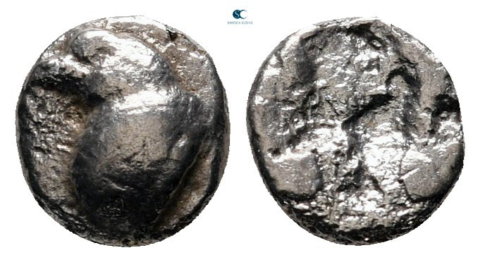 Aiolis. Kyme circa 450-400 BC. 
Hemiobol AR

7 mm, 0,38 g



very fine