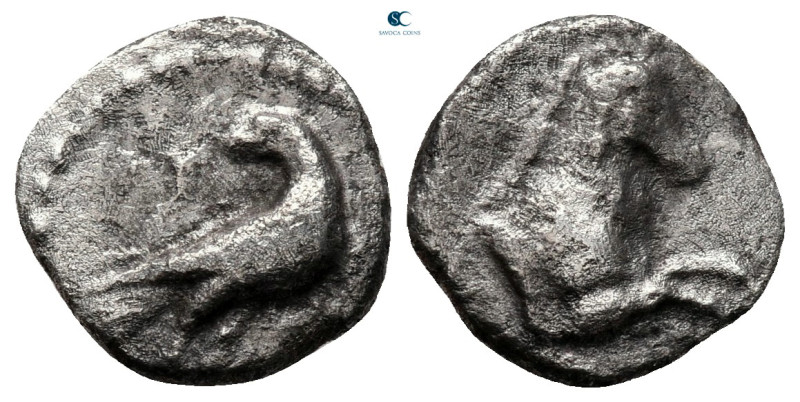 Aiolis. Kyme circa 350-250 BC. 
Hemidrachm AR

13 mm, 1,41 g



nearly ve...