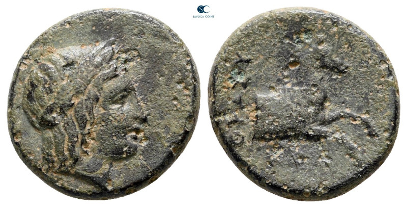 Ionia. Kolophon circa 330-285 BC. 
Bronze Æ

14 mm, 2,30 g



nearly very...