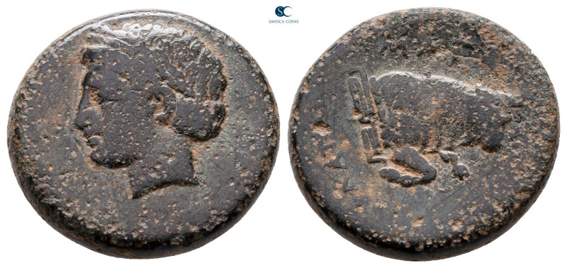 Ionia. Magnesia ad Maeander circa 400-300 BC. 
Bronze Æ

19 mm, 6,30 g


...