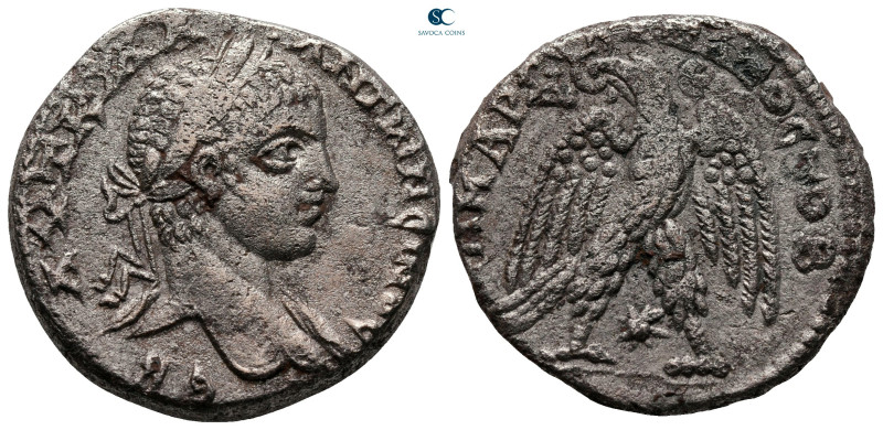 Seleucis and Pieria. Antioch. Elagabal AD 218-222. 
Billon-Tetradrachm

25 mm...