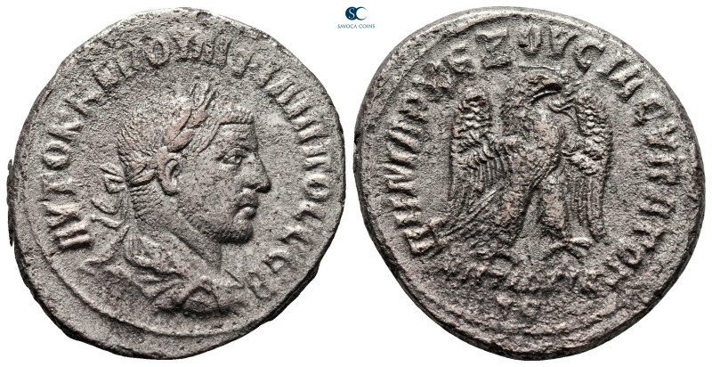 Seleucis and Pieria. Antioch. Philip I Arab AD 244-249. 
Billon-Tetradrachm

...