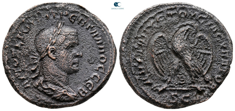 Seleucis and Pieria. Antioch. Trebonianus Gallus AD 251-253. 
Billon-Tetradrach...