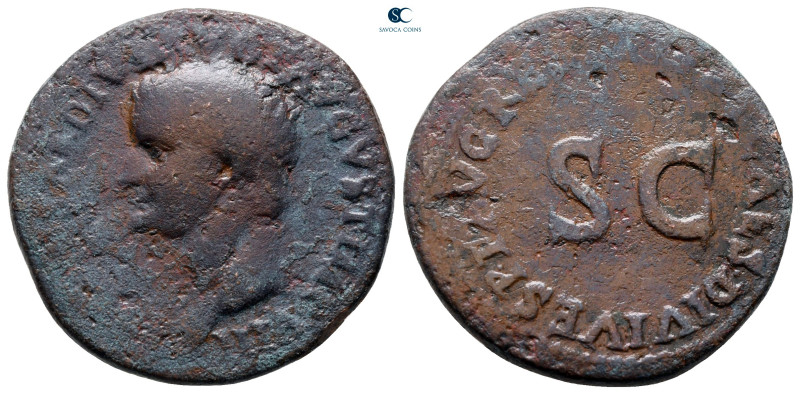 Drusus, son of Tiberius AD 22-23. Rome
As Æ

26 mm, 9,20 g



nearly very...