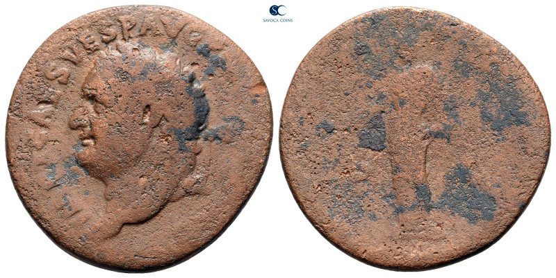 Vespasian AD 69-79. Rome
As Æ

27 mm, 8,60 g



fine