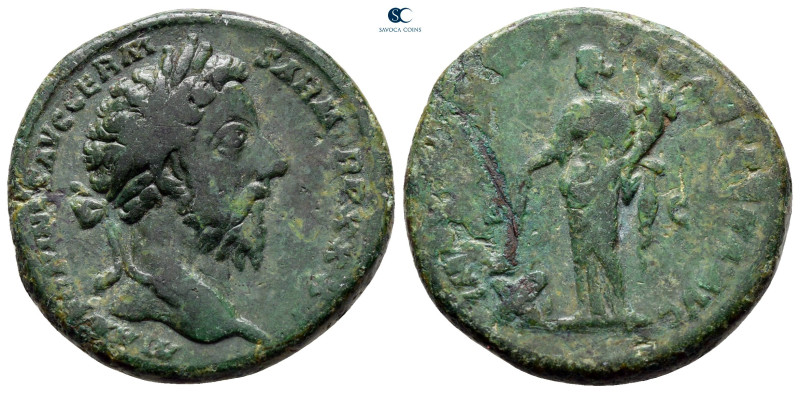 Marcus Aurelius AD 161-180. Rome
As Æ

25 mm, 10,92 g



nearly very fine...