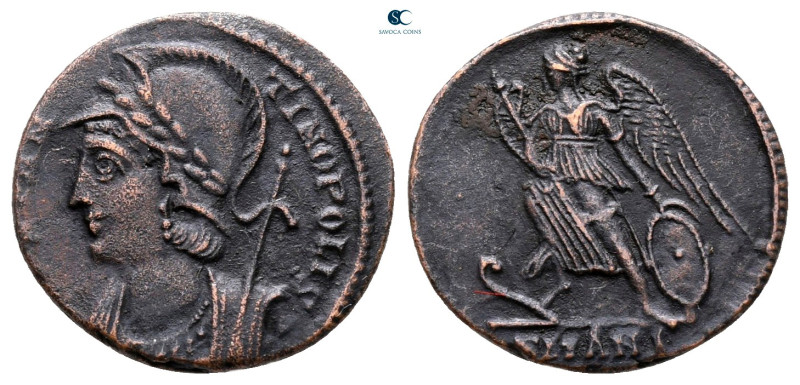 City Commemoratives AD 330-354. Antioch
Follis Æ

16 mm, 1,50 g



very f...