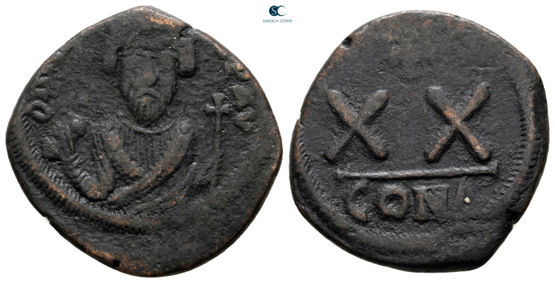 Phocas AD 602-610. Constantinople
Half Follis or 20 Nummi Æ

22 mm, 5,30 g
...