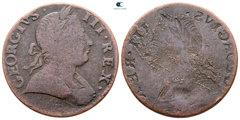 Great Britain. George III AD 1760-1820.
Brockage Cu

28 mm, 7,40 g



nea...