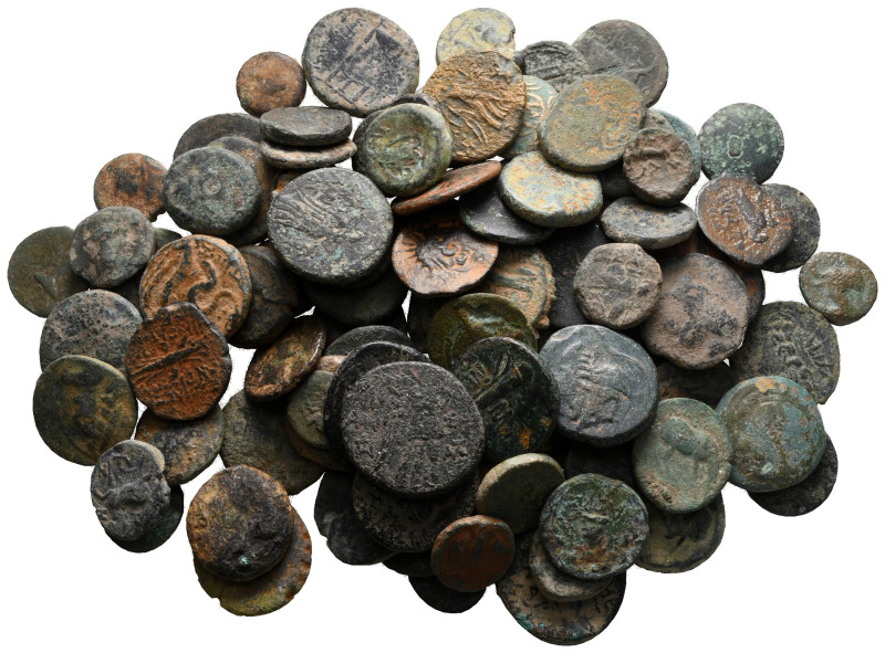 Lot of ca. 100 greek bronze coins / SOLD AS SEEN, NO RETURN!

nearly very fine