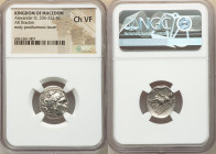 MACEDONIAN KINGDOM. Alexander III the Great (336-323 BC). AR drachm (18mm, 2h). NGC Choice VF. Posthumous issue of Lampsacus, ca. 310-301 BC. Head of ...