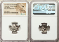 MACEDONIAN KINGDOM. Alexander III the Great (336-323 BC). AR drachm (17mm, 12h). NGC VF edge cuts. Posthumous issue of Colophon, ca. 322-317 BC. Head ...