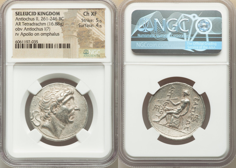 SELEUCID KINGDOM. Antiochus II Theos (261-246 BC). AR tetradrachm (29mm, 16.88 g...