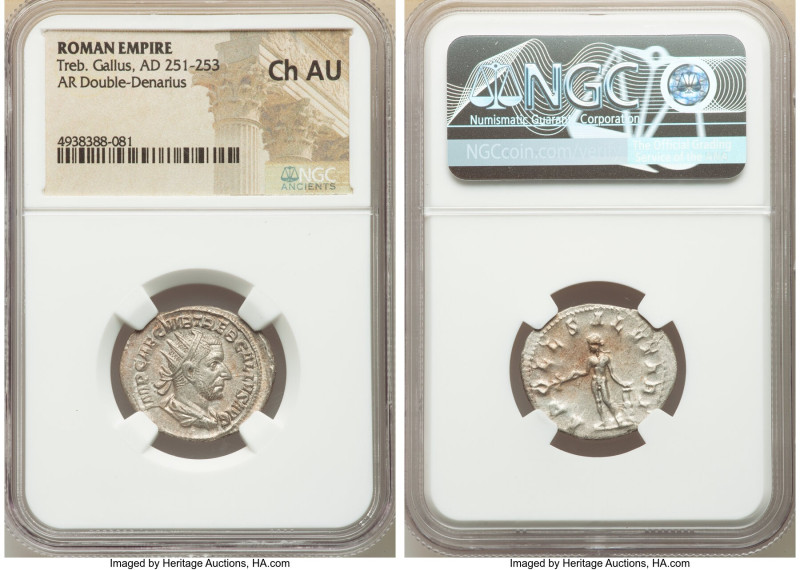 ANCIENT LOTS. Roman Imperial. Lot of three (3) AR antoniniani. NGC Choice AU-MS....