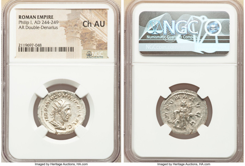 ANCIENT LOTS. Roman Imperial. Lot of five (5) AR antoniniani. NGC Choice Fine-Ch...