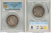Victoria "L.C.W." 50 Cents 1870 VF30 PCGS, London mint, KM6. L.C.W. on truncation variety. 

HID09801242017

© 2022 Heritage Auctions | All Rights Res...