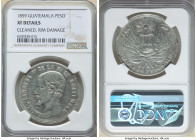 Republic Peso 1859 XF Details (Cleaned, Rim Damage) NGC, KM178. One year type. 

HID09801242017

© 2022 Heritage Auctions | All Rights Reserved