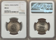 British India. George VI 4-Piece Lot of Certified Rupees 1947-(l) MS61 NGC, Lahore mint, KM559. Sold as is, no returns. 

HID09801242017

© 2022 Herit...