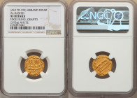 Abbasid. temp. Harun al-Rashid (AH 170-193 / AD 786-809) gold Dinar AH 172 (AD 788/789) XF Details (Edge Filing, Graffiti) NGC, No mint (likely Misr),...