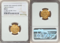 Samanid. 'Abd al-Malik I (AH 343-350 / AD 954-961) gold Dinar AH 348 (AD 959/960) MS61 NGC, Amul mint, A-1460. 3.38gm. 

HID09801242017

© 2022 Herita...