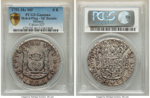 Ferdinand VI 8 Reales 1751 Mo-MF XF Details (Holed, Plugged) PCGS, Mexico City mint, KM104.1, Cal-327. 

HID09801242017

© 2022 Heritage Auctions | Al...