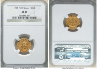 João V gold 1000 Reis 1745 XF45 NGC, Lisbon mint, KM182. 

HID09801242017

© 2022 Heritage Auctions | All Rights Reserved