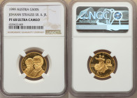 Republic gold Proof "Johann Strauss Sr. & Jr." 500 Schilling 1999 PR68 Ultra Cameo NGC, KM3055. 

HID09801242017

© 2022 Heritage Auctions | All Right...