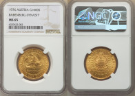 Republic gold "Babenberg Dynasty" 1000 Schilling 1976 MS65 NGC, KM2933. 

HID09801242017

© 2022 Heritage Auctions | All Rights Reserved