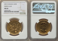 Elizabeth II gold "Maple Leaf" 50 Dollars 2013 MS66 NGC, KM1488. 

HID09801242017

© 2022 Heritage Auctions | All Rights Reserved