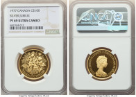 Elizabeth II gold Proof "Silver Jubilee" 100 Dollars 1977 PR69 Ultra Cameo NGC, KM119. 

HID09801242017

© 2022 Heritage Auctions | All Rights Reserve...