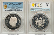 British Outpost. Edward VIII copper-nickel Proof Fantasy Issue Crown (Medal) 1936-Dated (1984) PR67 Deep Cameo PCGS, KM-X1a, Giordano-FM41b. Mintage 1...