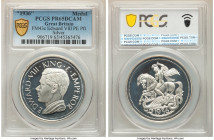 Edward VIII silver Proof Piefort Fantasy Issue Crown (Medal) 1936-Dated PR65 Deep Cameo PCGS, cf. KM-XM5b (Piefort unlisted). Giordano-FM43e. Richard ...